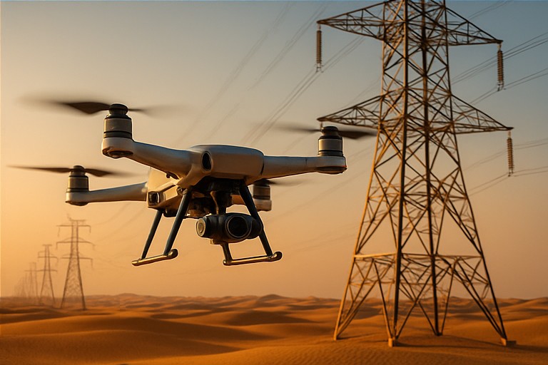 Power Grid Inspection Drone